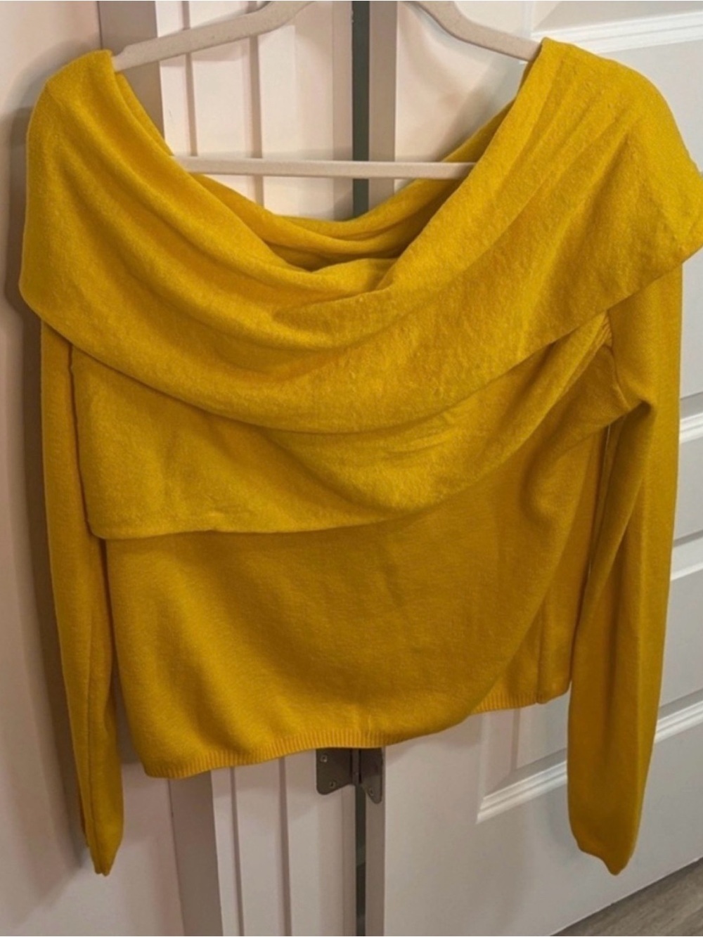 NWT Favorite Daughter The Charmed Top in Dijon - Size XL merino wool cozy warm - Picture 11 of 13